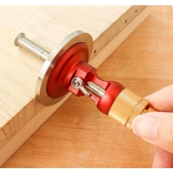 Messinkinen eurooppalaistyylinen puuntyöstöpiirturi rinnakkaisviivojen merkitsemiseen syvyydenmittauksella mikrosäädöllä