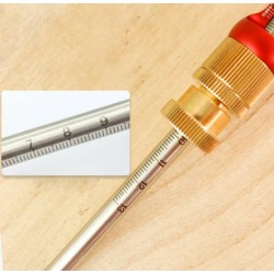 Messinkinen eurooppalaistyylinen puuntyöstöpiirturi rinnakkaisviivojen merkitsemiseen syvyydenmittauksella mikrosäädöllä