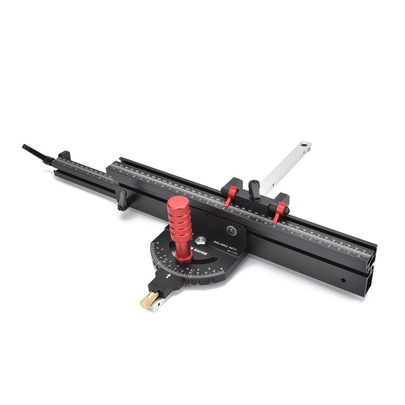 Kulmaohjain ENJOYWOOD pöytäsahaan alumiininen säädettävä 0 60 asteen pidennetty aita