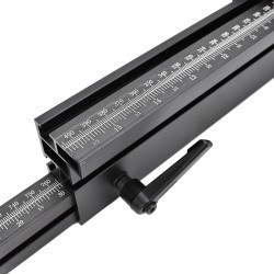 Kulmaohjain ENJOYWOOD pöytäsahaan alumiininen säädettävä 0–60 asteen pidennetty aita