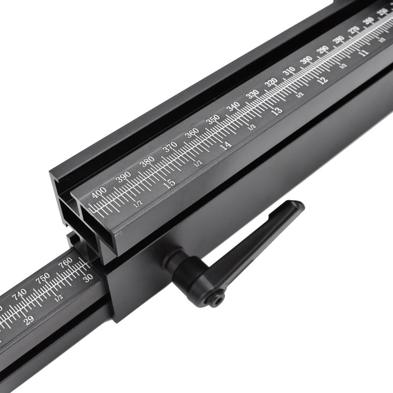 Kulmaohjain ENJOYWOOD pöytäsahaan alumiininen säädettävä 0–60 asteen pidennetty aita