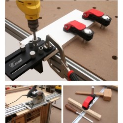 Enjoywood 2 kpl 19/20 mm pöytäpuristimet pikakiinnitys ruostumaton teräs rei'ityspöydälle