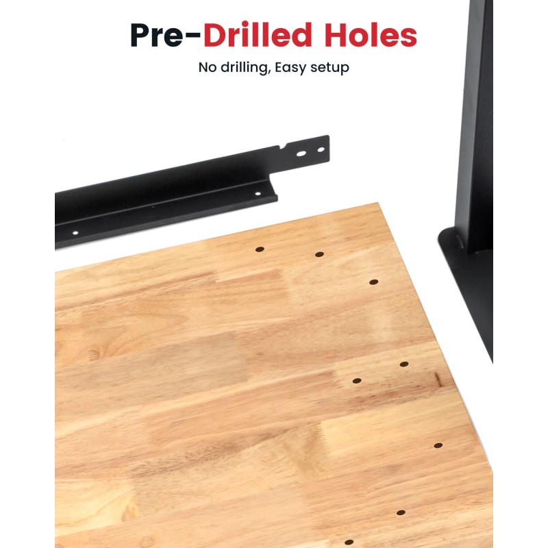 ENJOYWOOD 41 tuuman työpöytä kumipuukannella 1500 paunan kantavuus