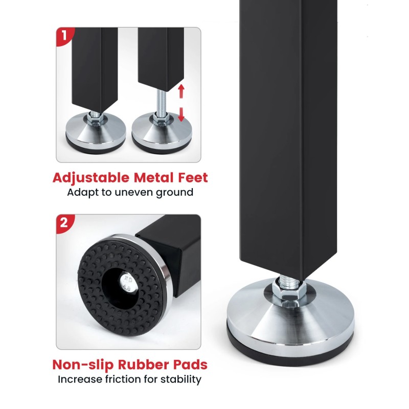 ENJOYWOOD 41 tuuman työpöytä kumipuukannella 1500 paunan kantavuus