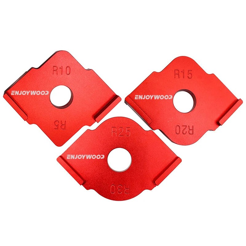 ENJOYWOOD 3 kpl alumiiniseos kulmamallipohjat sarja R5 R10 R15 R20 R25 R30