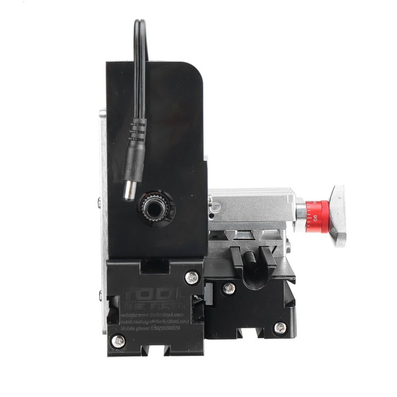 Monitoiminen 12 voltin tasavirta pieni puusorvi metallin ja puun pyörivä kone