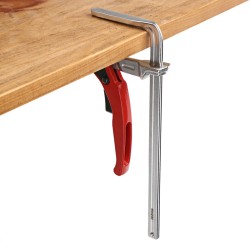 Nopea räikkäkiskopuristin ohjauskiskolle MFT-pöydälle 200x60/300x60mm sopii Festool