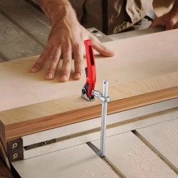 Nopea räikkäkiskopuristin ohjauskiskolle MFT-pöydälle 200x60/300x60mm sopii Festool