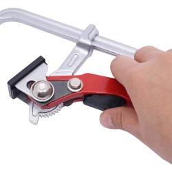 Nopea räikkäkiskopuristin ohjauskiskolle MFT-pöydälle 200x60/300x60mm sopii Festool