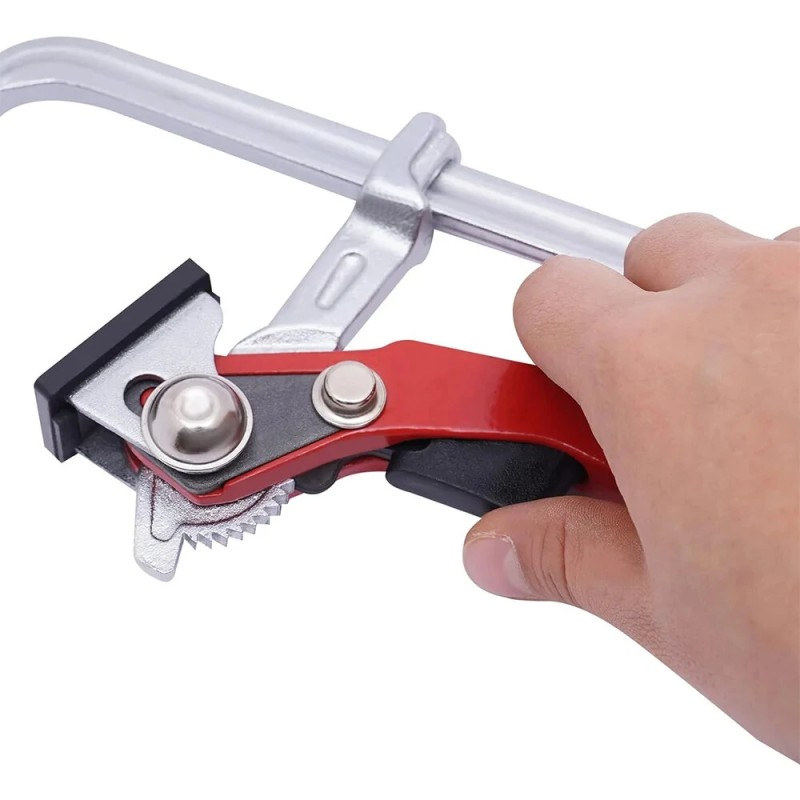 Nopea räikkäkiskopuristin ohjauskiskolle MFT-pöydälle 200x60/300x60mm sopii Festool