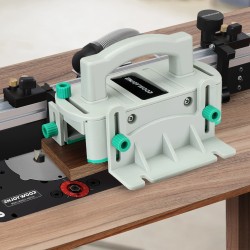 ENJOYWOOD säädettävä pöytäsahan työntölohko takapotkujen estoon ja turvalliseen sahaamiseen