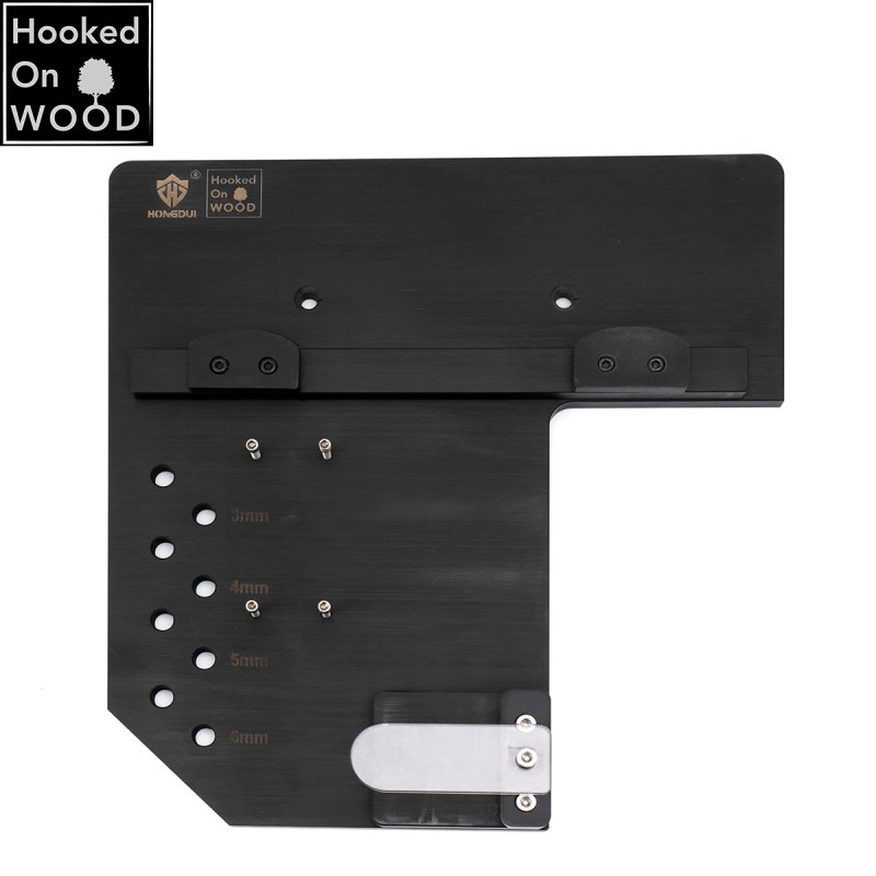 Seinäkiinnitteinen teline HONGDUI MT-2465 PRO viivaimelle akryyli bakeliitti säilytyspidike