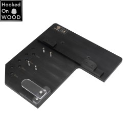 Seinäkiinnitteinen teline HONGDUI MT-2465 PRO viivaimelle akryyli bakeliitti säilytyspidike