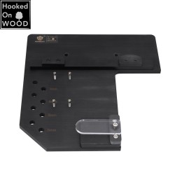 Seinäkiinnitteinen teline HONGDUI MT-2465 PRO viivaimelle akryyli bakeliitti säilytyspidike