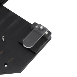 Seinäkiinnitteinen teline HONGDUI MT-2465 PRO viivaimelle akryyli bakeliitti säilytyspidike