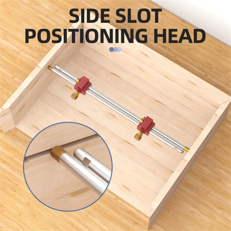 ENJOYWOOD kolmitoiminen modulaarinen palkkimittari puuntyöstöön ympyrän piirtämiseen sisä- ja ulkomittoihin