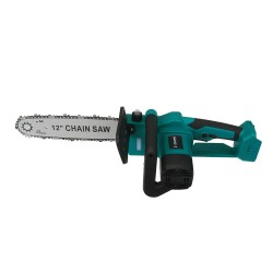 Drillpro kahdentoista tuumainen harjaton akkuketjusaha korkeatehoinen nopea kotikäyttöön puutarhan maisemointiin