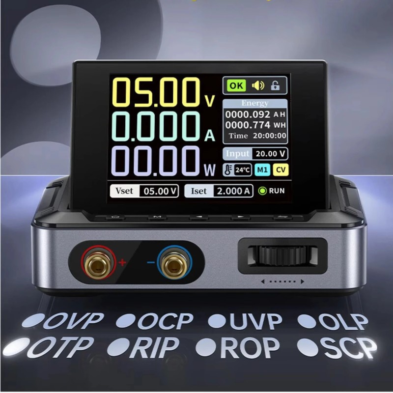 FNIRSI DPS-150 kannettava säädettävä tasavirtalähde 0–30 V 0–5 A 150 W digitaalinäyttö