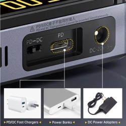 FNIRSI DPS-150 kannettava säädettävä tasavirtalähde 0–30 V 0–5 A 150 W digitaalinäyttö