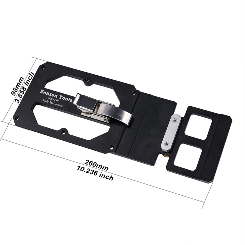 FONSON TOOLS MK-2Pro raitasahan 90 asteen kulmaohjain yhteensopiva Makita ja Festool kiskoille