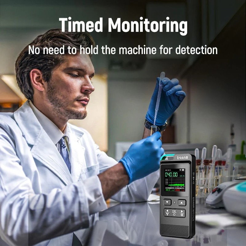 ERICKHILL EGF01 ydinsäteilyilmaisin Geiger-laskuri gammasäteet beetasäteet röntgenmittari kumulatiivinen annos hälytys