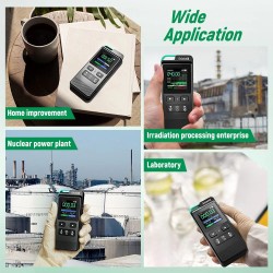 ERICKHILL EGF01 ydinsäteilyilmaisin Geiger-laskuri gammasäteet beetasäteet röntgenmittari kumulatiivinen annos hälytys