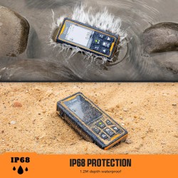 CIGMAN CD-120G laseretäisyysmittari 120 m digitaalinen etsin 4x-zoomaus P2P-tekniikka IP68 langaton lataus