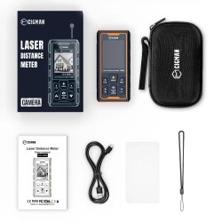 CIGMAN CD-120G laseretäisyysmittari 120 m digitaalinen etsin 4x-zoomaus P2P-tekniikka IP68 langaton lataus