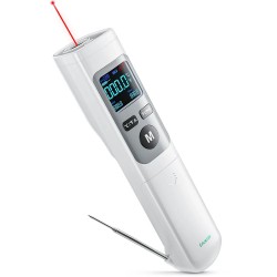 ERICKHILL ROOKPRO kaksitoiminen infrapunalämpömittari ja liha anturi kosketukseton taittuva laaja lämpötila alue nopea tarkka