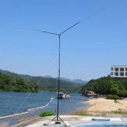 JPC-7 monikaistainen QRP kannettava HF GP-antennisarja 40m 20m 15m 10m alumiini