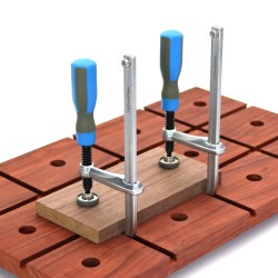 Lohenpyrstöpuristin 160x60 mm pehmeällä kahvalla raskaskäyttöinen puuntyöstötyökalu