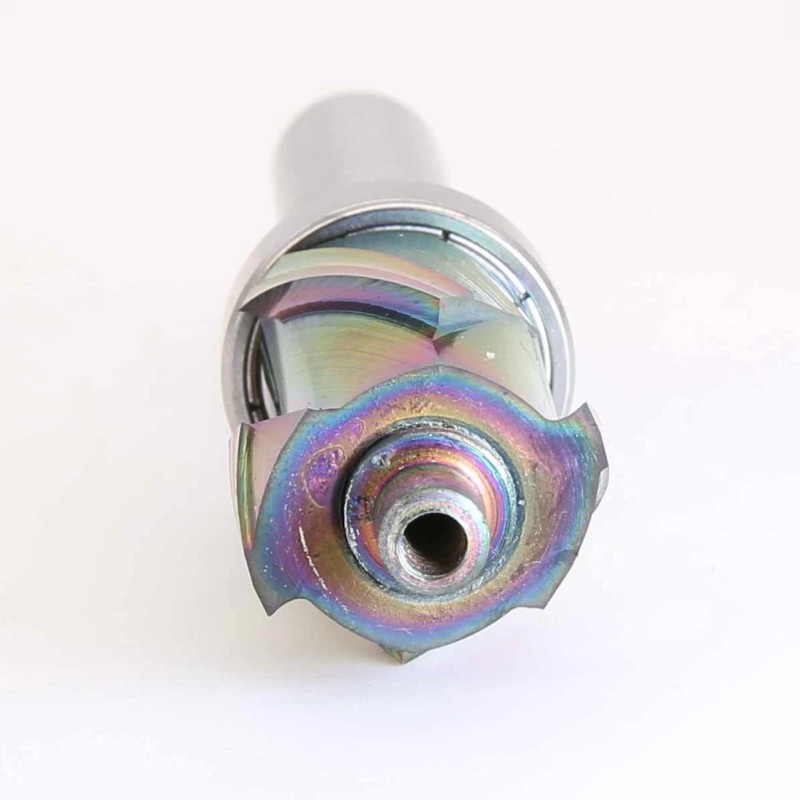 HONGDUI kaksoislaakerillinen yhdistelmäspiraalijyrsin 1/2 tuuman varsi 7/8 tuuman terä