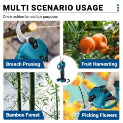 Drillpro sähköiset oksasakset 18V harjaton moottori SK5-terät 50 mm leikkaushalkaisija