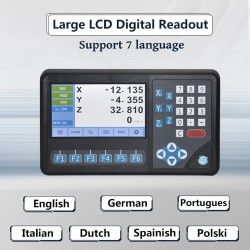 DITRON D80 LCD-näytöllinen 3/4-akselinen DRO digitaalilukija 0,005 mm resoluutio 200-1000 mm