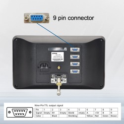DITRON D80 LCD-näytöllinen 3/4-akselinen DRO digitaalilukija 0,005 mm resoluutio 200-1000 mm