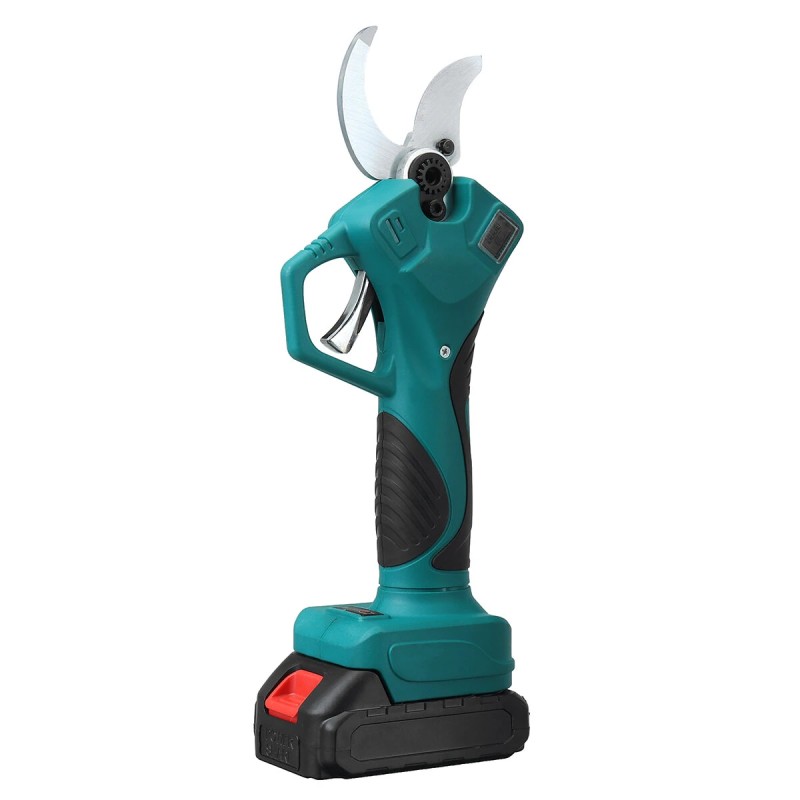 Drillpro sähkökäyttöinen oksasaksi 21V 600W sormisuoja 4 vaihteinen lcd näyttö 55 mm leikkaushalkaisija akkukäyttöinen