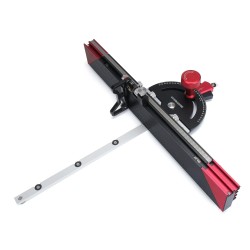 ENJOYWOOD tarkka jiirisahan mittalaite 890 mm:n jatkettava tuki 27 kulmapysäytintä mikrosäädettävä pysäytin