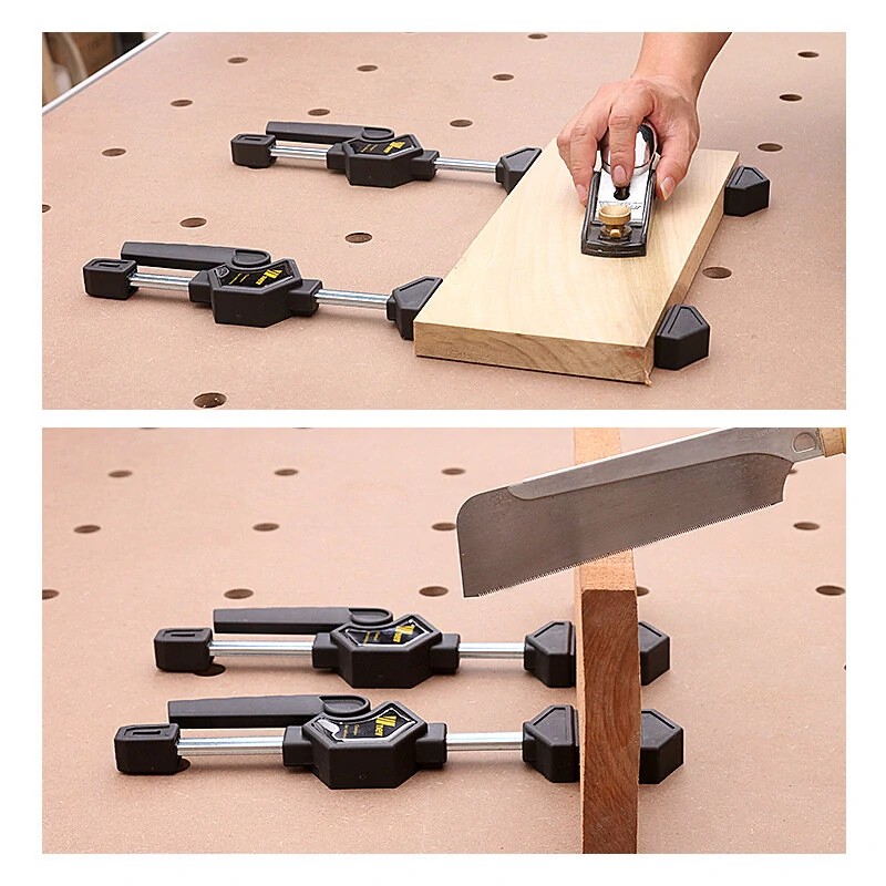 Wnew 2 tai 4 kpl mft työpenkin puristin 20 mm dogi pikavapautus