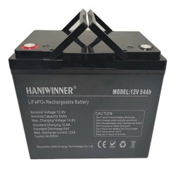 HANIWINNER 12.8V 54Ah LiFePO4 akku 691.2Wh varavirtapaketti BMS IP55