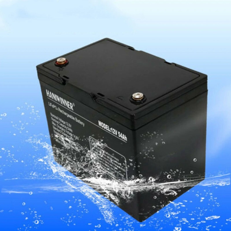 HANIWINNER 12.8V 54Ah LiFePO4 akku 691.2Wh varavirtapaketti BMS IP55