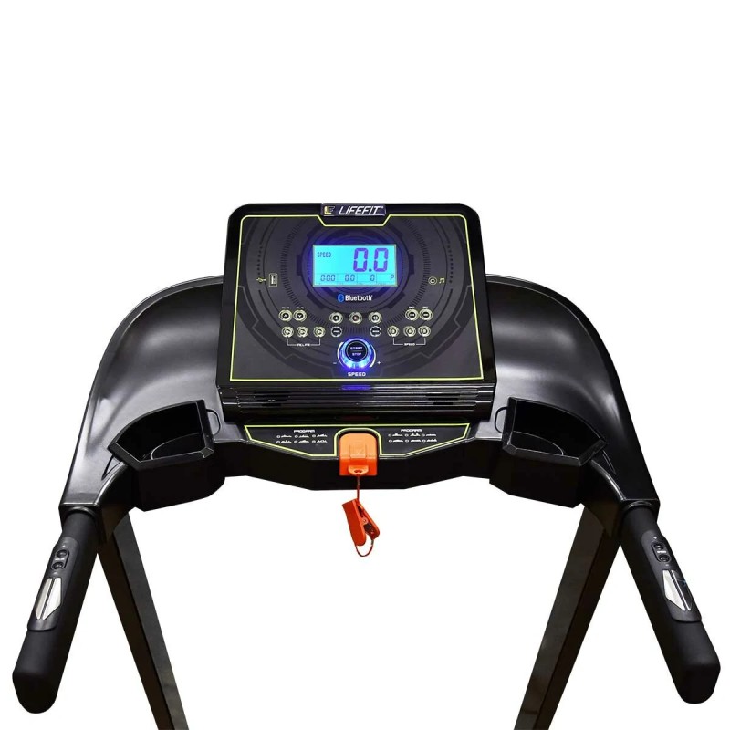 LIFEFIT TM5290 ammattimainen taittuva juoksumatto 5 hevosvoimaa 20 km/h maksiminopeus bluetooth-yhteys led-näyttö kotikäyttöön