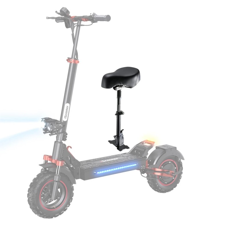 Säädettävä hengittävä satula iScooter IX5S IX8 iskunvaimennettu taitettava