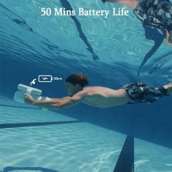 Sublue Hagul EZ vedenalainen potkuri viisikymmentä minuuttia kaksinopeuksinen valkoinen