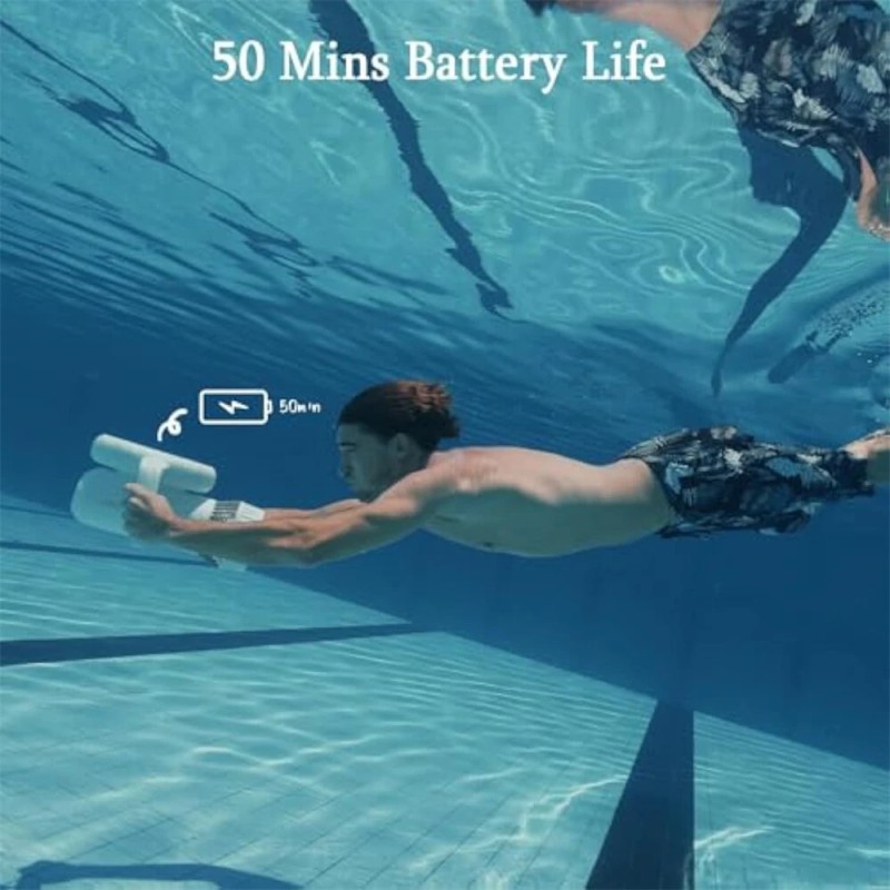 Sublue Hagul EZ vedenalainen potkuri viisikymmentä minuuttia kaksinopeuksinen valkoinen