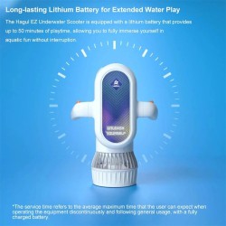 Sublue Hagul EZ vedenalainen potkuri viisikymmentä minuuttia kaksinopeuksinen valkoinen