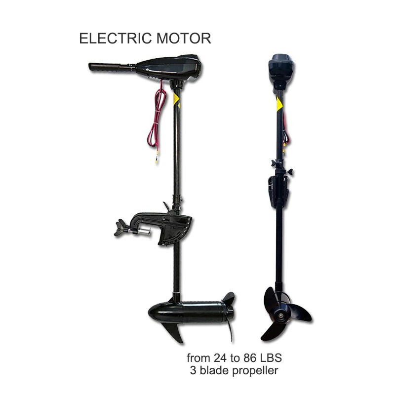 JIANLONG 86 paunan sähköperämoottori kalastusveneeseen led-akunäytöllä ja potkurilla