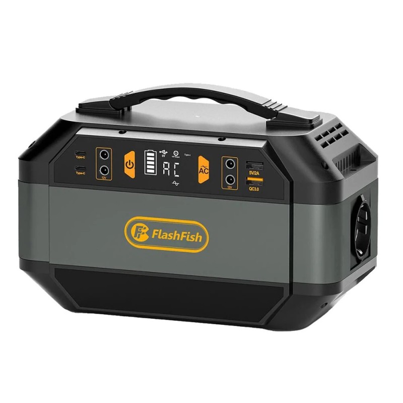 FlashFish P56 kannettava aurinkovirtageneraattori retkelle kotiin ja ulkokäyttöön