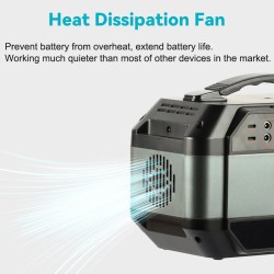 FlashFish P56 kannettava aurinkovirtageneraattori retkelle, kotiin ja ulkokäyttöön