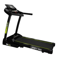 LIFEFIT TM5250 taittuva juoksumatto 3hv enimmäisnopeus 17km/h 120kg maksimikantavuus bluetooth-yhteys led-näyttö kotikuntoiluun