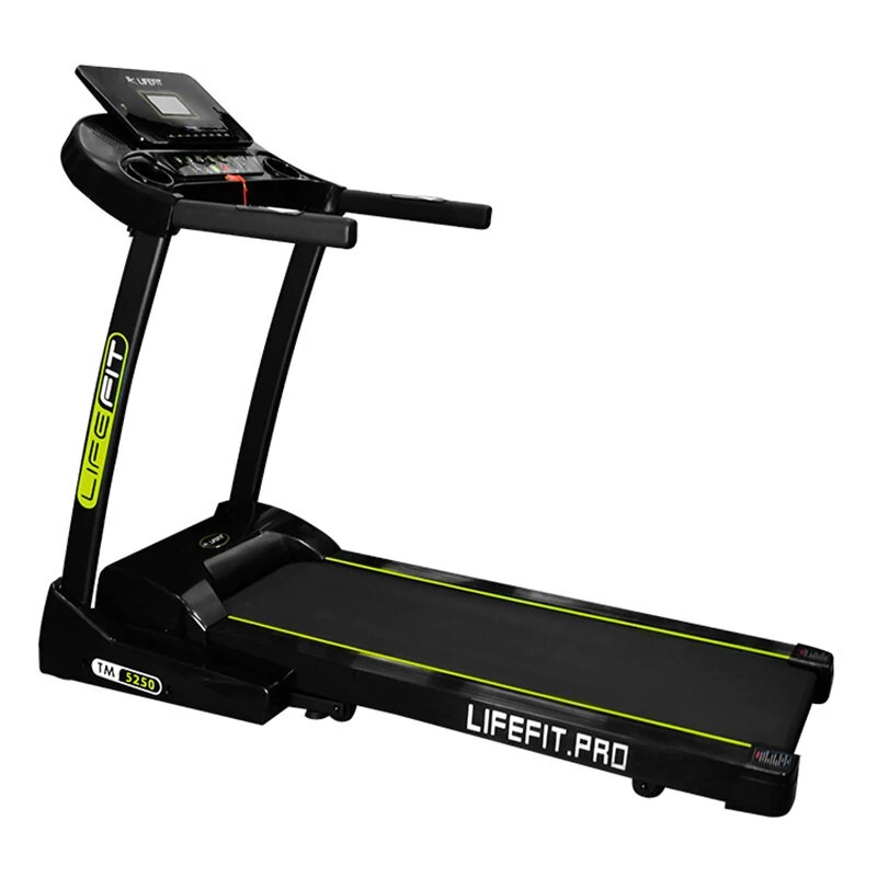 LIFEFIT TM5250 taittuva juoksumatto 3hv enimmäisnopeus 17km/h 120kg maksimikantavuus bluetooth-yhteys led-näyttö kotikuntoiluun